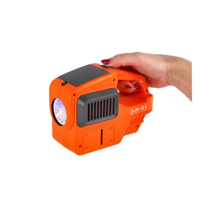 Žaislinė vejapjovė su burbulų pūtimu ir šviesa, maitinama 4xAA baterijomis