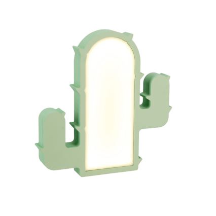 Žalia LED stalinė lempa CACTUS 10W/230V vaikams