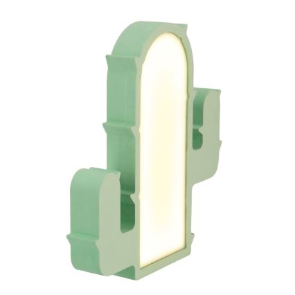 Žalia LED stalinė lempa CACTUS 10W/230V vaikams