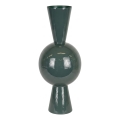 Žalia metalinė vaza 60x25 cm