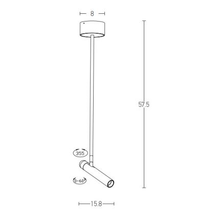 Zambelis 1920 - LED sietynas LED/4,2W/230V balta