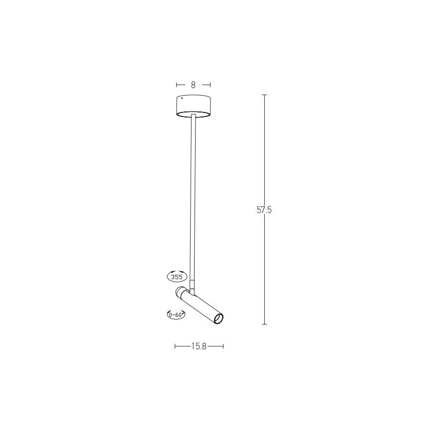 Zambelis 1920 - LED sietynas LED/4,2W/230V balta