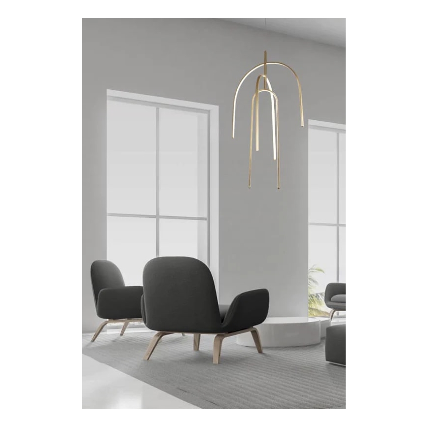 Zambelis 1931 - LED Reguliuojamas pakabinamas sietynas LED/80W/230V auksas