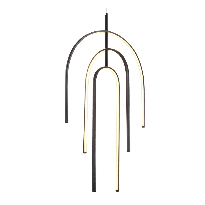 Zambelis 1932 - LED Reguliuojamas pakabinamas sietynas LED/80W/230V juoda