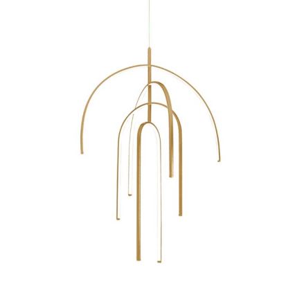 Zambelis 1933 - LED Reguliuojamas pakabinamas sietynas LED/96W/230V auksas