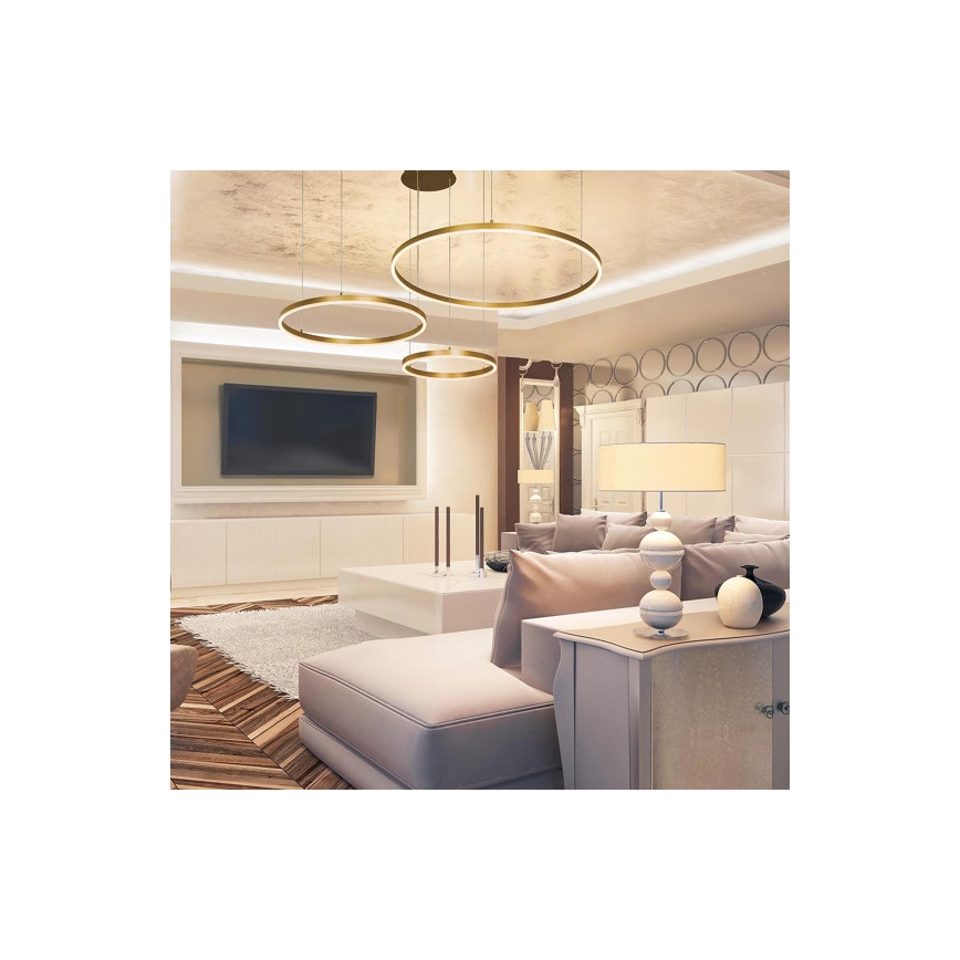 Zambelis 1956 - LED Pakabinamas sietynas LED/136W/230V auksas