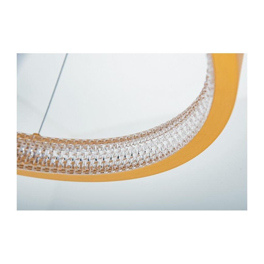 Zambelis 2006 - LED Reguliuojamas pakabinamas sietynas LED/36W/230V auksas
