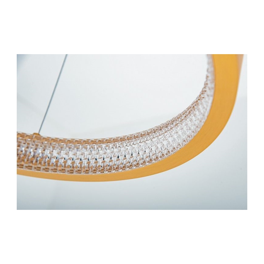 Zambelis 2007 - LED Reguliuojamas pakabinamas sietynas LED/50W/230V auksas