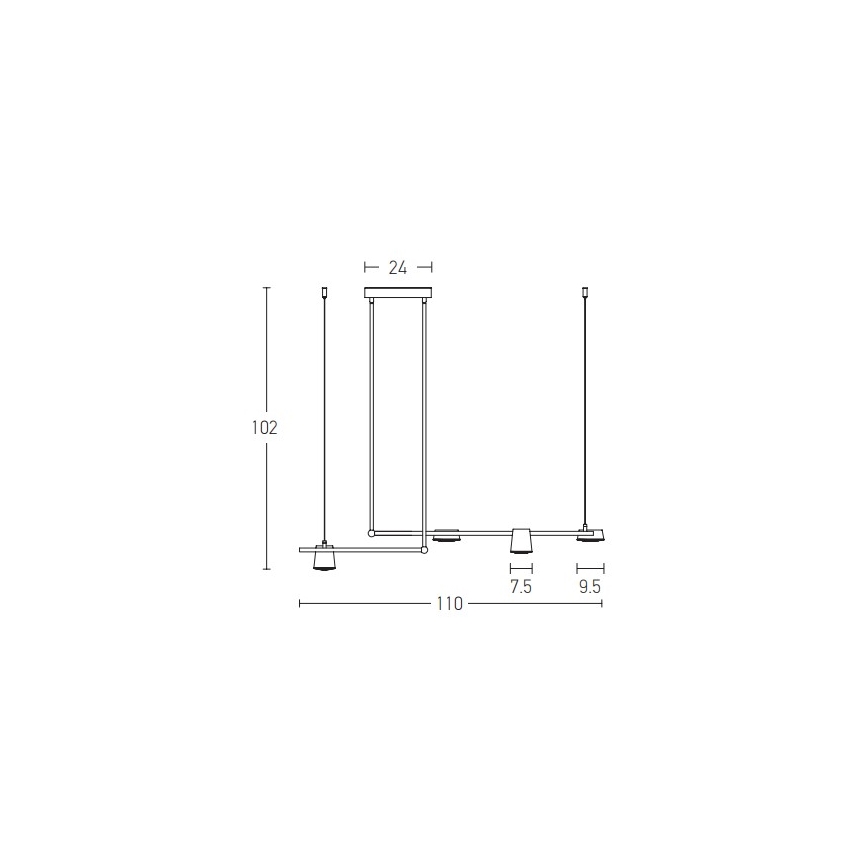Zambelis 2035 - LED sietynas LED/28W/230V