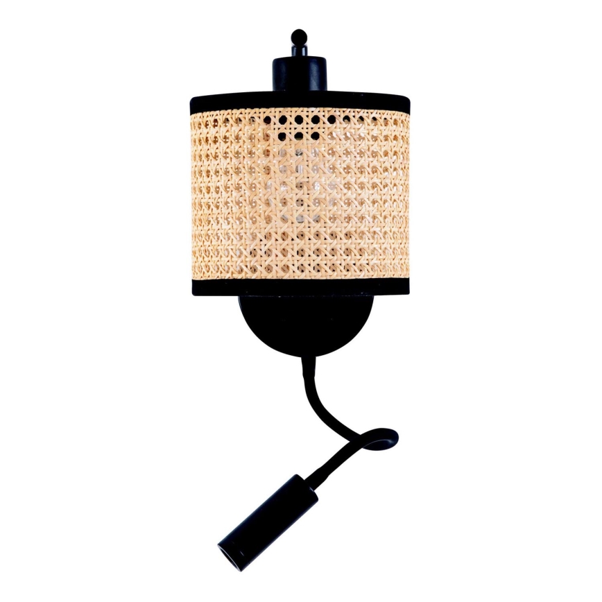 Zambelis 20355 - LED Sieninis šviestuvas 1xE27/40W + LED/3W/230V rotango