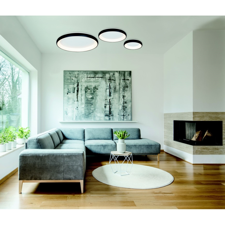 Zambelis 2040 - LED Pritemdomas lubinis šviestuvas LED/30W/230V diametras 40 cm juoda