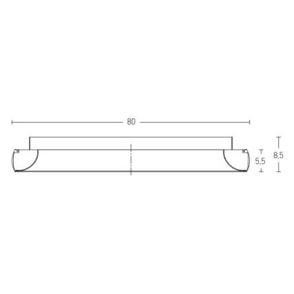 Zambelis 2056 - LED Pritemdomas lubinis šviestuvas LED/60W/230V diametras 80 cm juoda