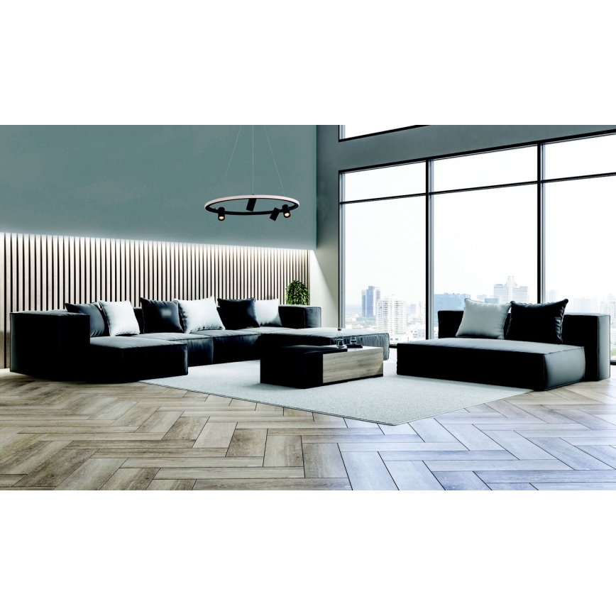 Zambelis 22012 - LED Reguliuojamas pakabinamas sietynas LED/47W/230V diametras 60 cm juoda