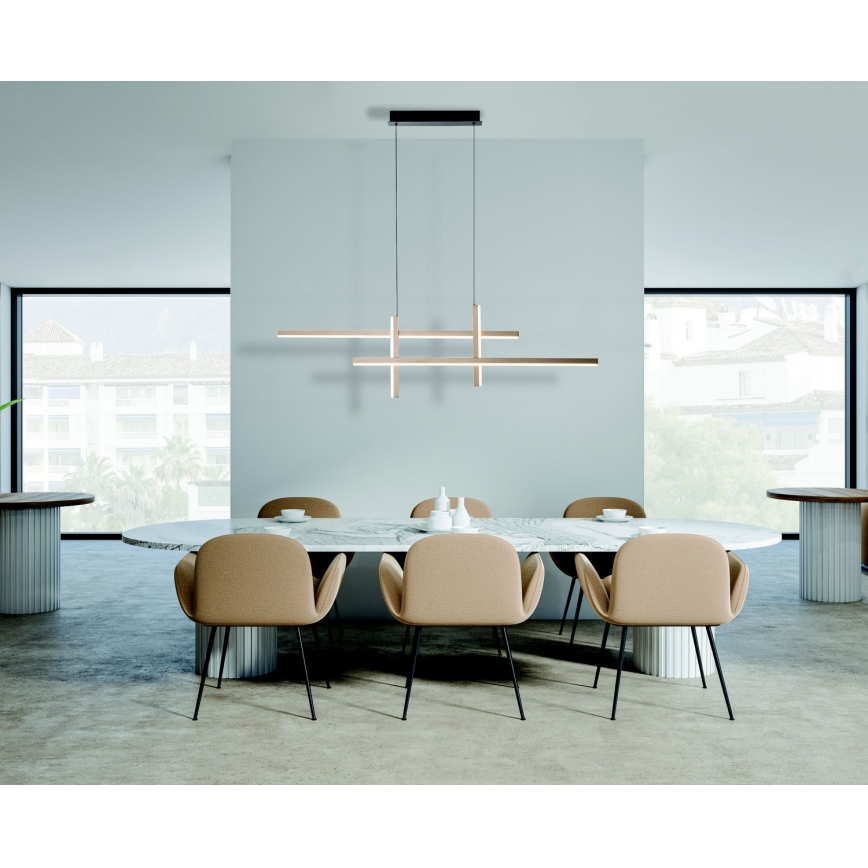 Zambelis 22022 - LED Reguliuojamas pakabinamas sietynas LED/41W/230V auksas