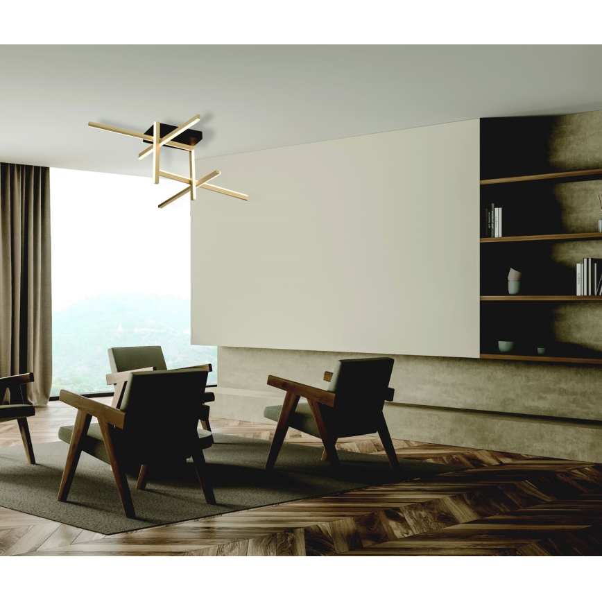 Zambelis 22026 - LED Pritemdomas tvirtinamas sietynas LED/46W/230V auksas