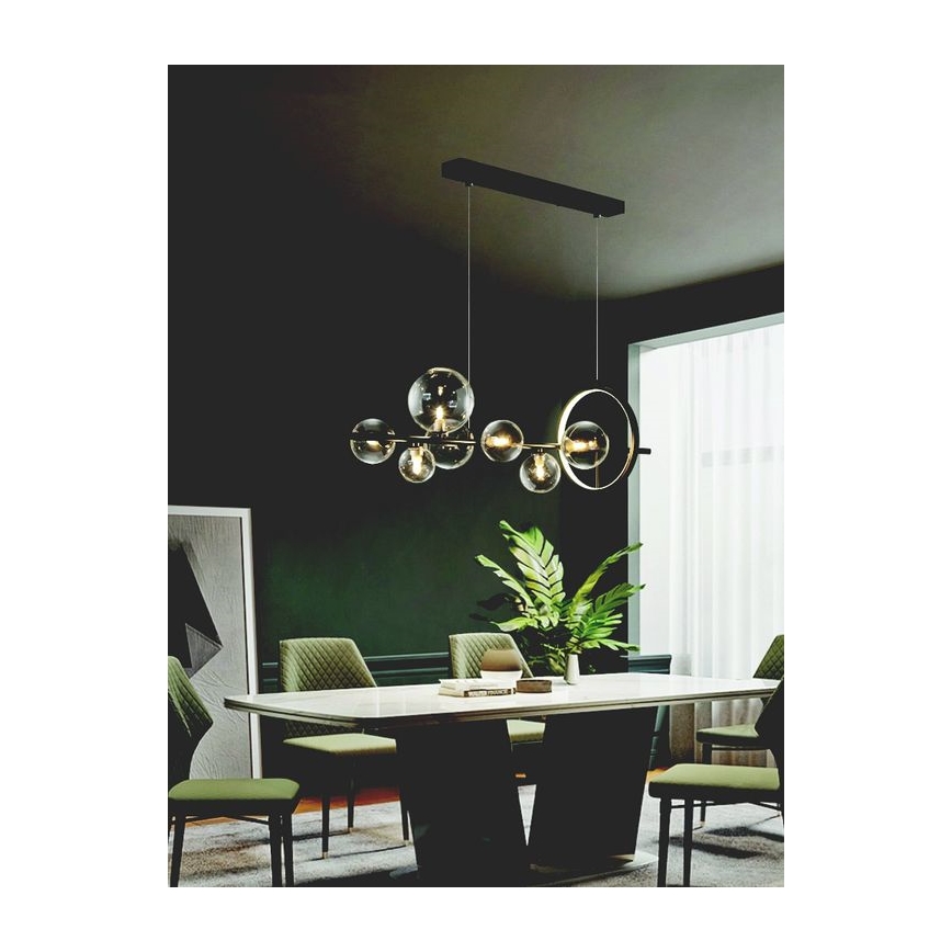 Zambelis 22063 - LED reguliuojamas šviestuvas ant laido LED/14W + 7xG9/7W/230V