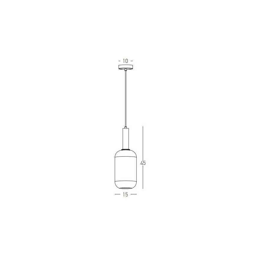 Zambelis 22070 - Pakabinamas sietynas 1xE27/40W/230V diametras 15 cm auksas