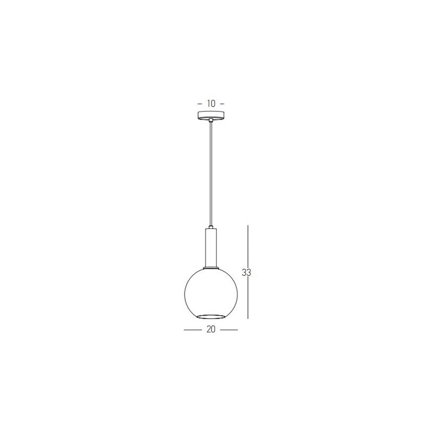 Zambelis 22071 - Pakabinamas sietynas 1xE27/40W/230V diametras 20 cm auksas