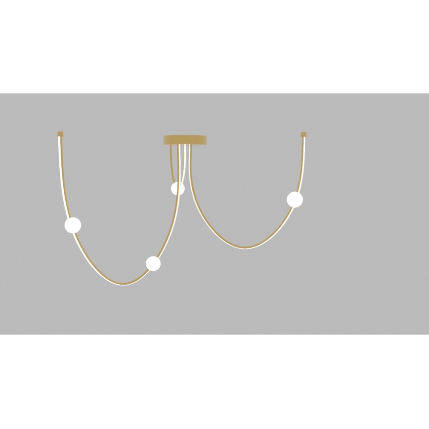 Zambelis 22248 - LED Reguliuojamas pakabinamas sietynas LED/42W/230V auksas