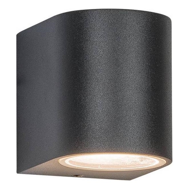 Zambelis E121 - Lauko sieninis šviestuvas 1xGU10/15W/230V IP54 antracitas