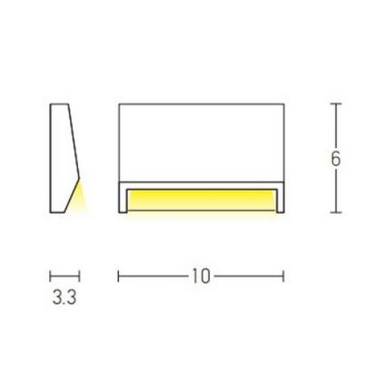 Zambelis E181 - LED Lauko laiptų apšvietimas LED/1,5W/230V IP54 antracitas