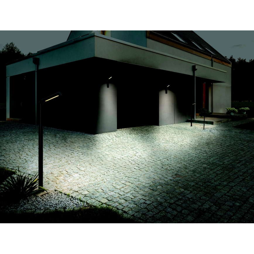 Zambelis E205 - LED sieninis lauko šviestuvas LED/10W/230V IP54 antracitas