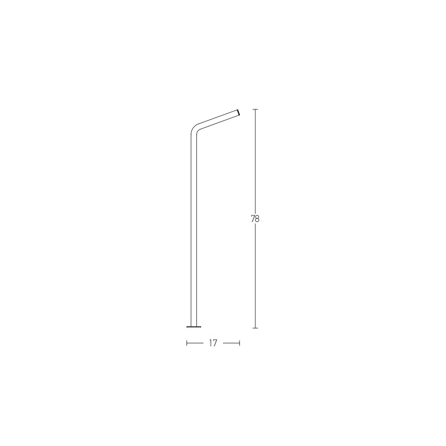 Zambelis E206 - LED lauko šviestuvas LED/10W/230V IP54 antracitas