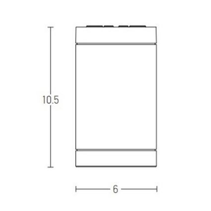 Zambelis E219 - Lauko akcentinis šviestuvas 1xGU10/7W/230V IP54 juoda