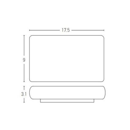 Zambelis E239 - LED sieninis lauko šviestuvas 2xLED/6W/230V IP65 antracitas