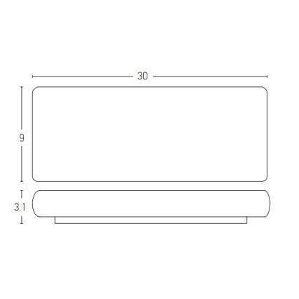 Zambelis E240 - LED sieninis lauko šviestuvas 2xLED/10W/230V IP65 antracitas