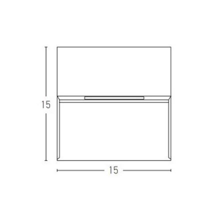 Zambelis E241-G - LED Lauko laiptų apšvietimas LED/6W/230V IP65 antracitas