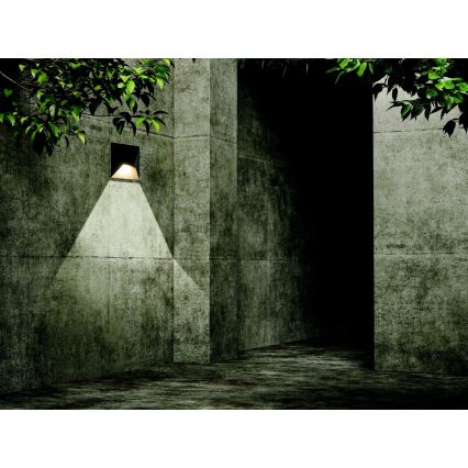 Zambelis E243 - LED sieninis lauko šviestuvas LED/7W/230V IP44 antracitas