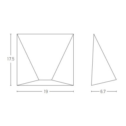 Zambelis E243 - LED sieninis lauko šviestuvas LED/7W/230V IP44 antracitas