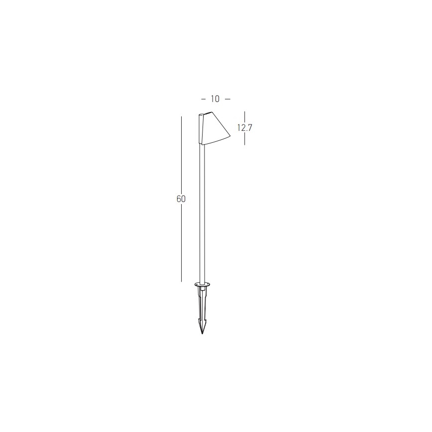 Zambelis E281 - Lauko šviestuvas 1xGU10/20W/230V IP65 antracitas
