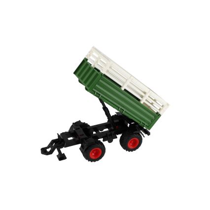 Zetor traktorius su priekaba, maitinamas 2x AA baterijomis, su nuotoliniu valdymu