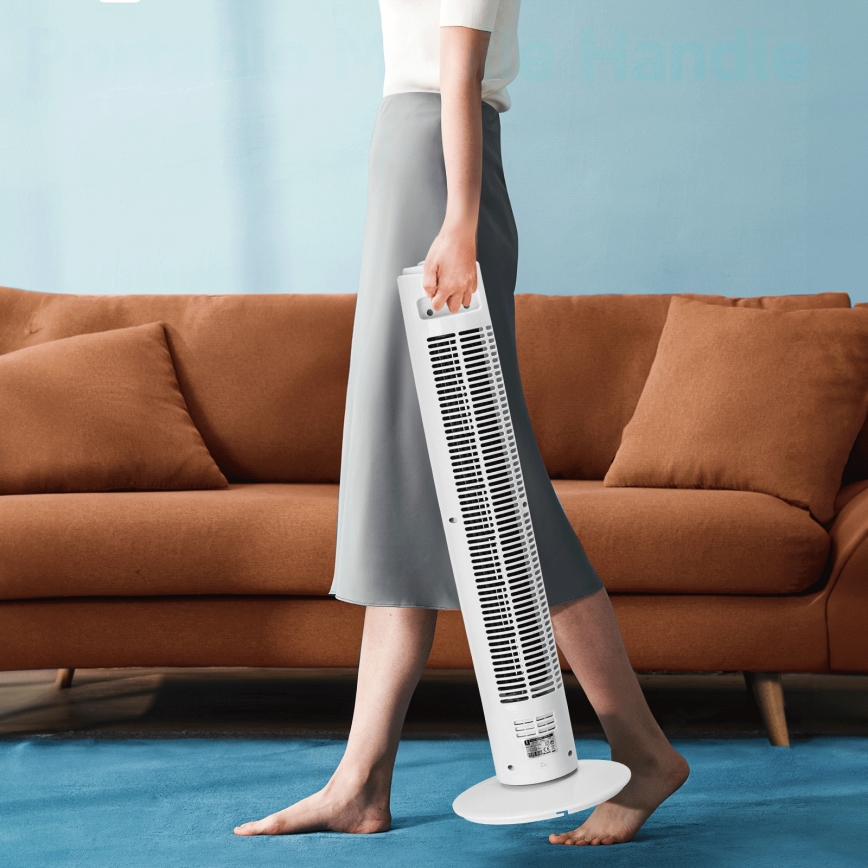 ZEVENTI - stulpinis ventiliatorius FLOW 45W/230V baltas