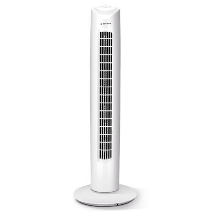 ZEVENTI - stulpinis ventiliatorius FLOW 45W/230V baltas