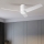 ZEVENTI - LED lubinis ventiliatorius BARROSA LED/18W/230V 3000/4000/6000K Wi-Fi Tuya balta + nuotolinio valdymo pultas