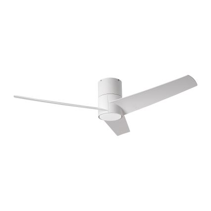 ZEVENTI - LED lubinis ventiliatorius BARROSA LED/18W/230V 3000/4000/6000K Wi-Fi Tuya balta + nuotolinio valdymo pultas