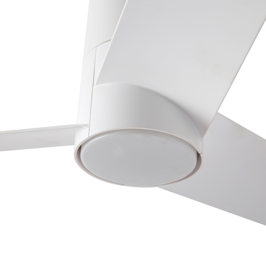 ZEVENTI - LED lubinis ventiliatorius BARROSA LED/18W/230V 3000/4000/6000K Wi-Fi Tuya balta + nuotolinio valdymo pultas