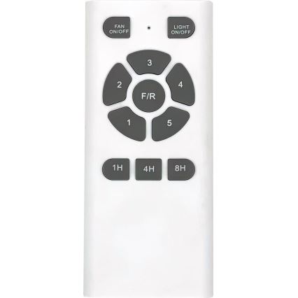 ZEVENTI - LED lubinis ventiliatorius BARROSA LED/18W/230V 3000/4000/6000K Wi-Fi Tuya balta + nuotolinio valdymo pultas