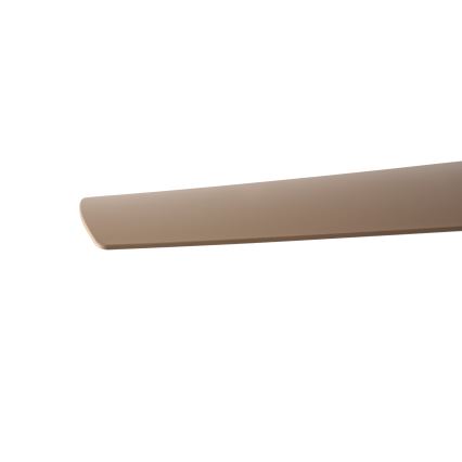 ZEVENTI - LED lubinis ventiliatorius BARROSA LED/18W/230V 3000/4000/6000K Wi-Fi Tuya smėlinis + nuotolinis valdymas