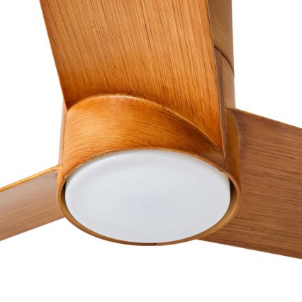 ZEVENTI - LED lubinis ventiliatorius BARROSA LED/18W/230V 3000/4000/6000K Wi-Fi Tuya ruda + nuotolinio valdymo pultas