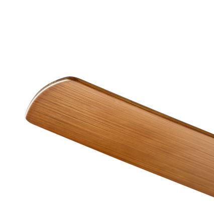 ZEVENTI - LED lubų ventiliatorius BARROSA LED/18W/230V 3000/4000/6000K Wi-Fi Tuya rudos spalvos + nuotolinis valdymas