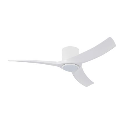 ZEVENTI - dimeriuojamas LED lubinis ventiliatorius ORBITO LED/24W/230V 3000/4000/6000K Wi-Fi Tuya baltas + nuotolinis valdymas