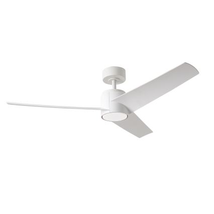 ZEVENTI - LED Reguliuojamas lubinis ventiliatorius ORVIETO LED/18W/230V 3000-6000K Wi-Fi Tuya balta + nuotolinio valdymo pultas