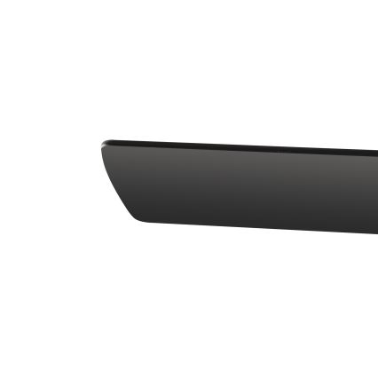 ZEVENTI - LED Reguliuojamas lubinis ventiliatorius ORVIETO LED/18W/230V 3000-6000K Wi-Fi Tuya juoda + nuotolinio valdymo pultas