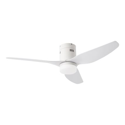 ZEVENTI - LED Reguliuojamas lubinis ventiliatorius PADUA LED/18W/230V 3000-6000K Wi-Fi Tuya balta + nuotolinio valdymo pultas