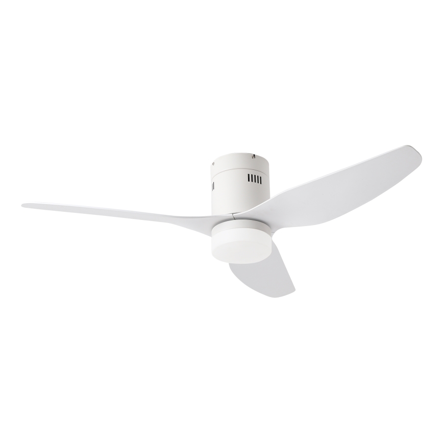 ZEVENTI - LED Reguliuojamas lubinis ventiliatorius PADUA LED/18W/230V 3000-6000K Wi-Fi Tuya balta + nuotolinio valdymo pultas