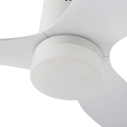 ZEVENTI - LED Reguliuojamas lubinis ventiliatorius PADUA LED/18W/230V 3000-6000K Wi-Fi Tuya balta + nuotolinio valdymo pultas